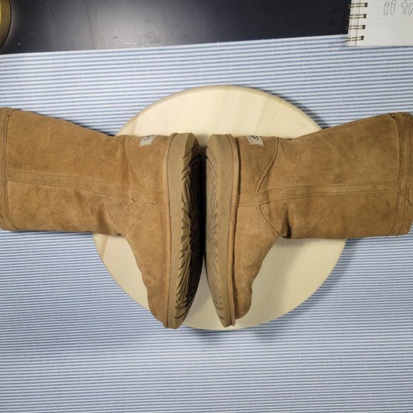 Ugg Australia LARYN Brown Tan Suede Boot Swarovski Women's Size 5 - Picture 5 of 12